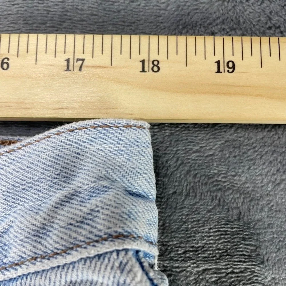Levis 527 Y2K Boot Cut Jeans Mens 34x30 Fits 36x32 Light Blue Denim Cowboy